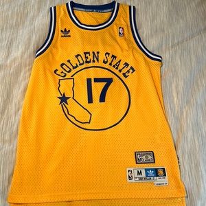 Adidas Hardwood Classics 1985 Golden State Warriors Chris Mullin jersey